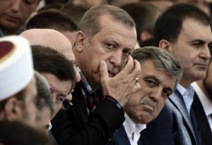 Erdogan & ehemalige Verbündete Abdullah Gul & Ahmet Davutoglu